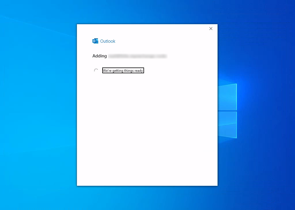 Create new Outlook profile