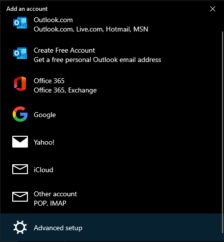 Configure Windows Mail